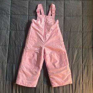 Toddler Girls 18 month pink Snow Bib